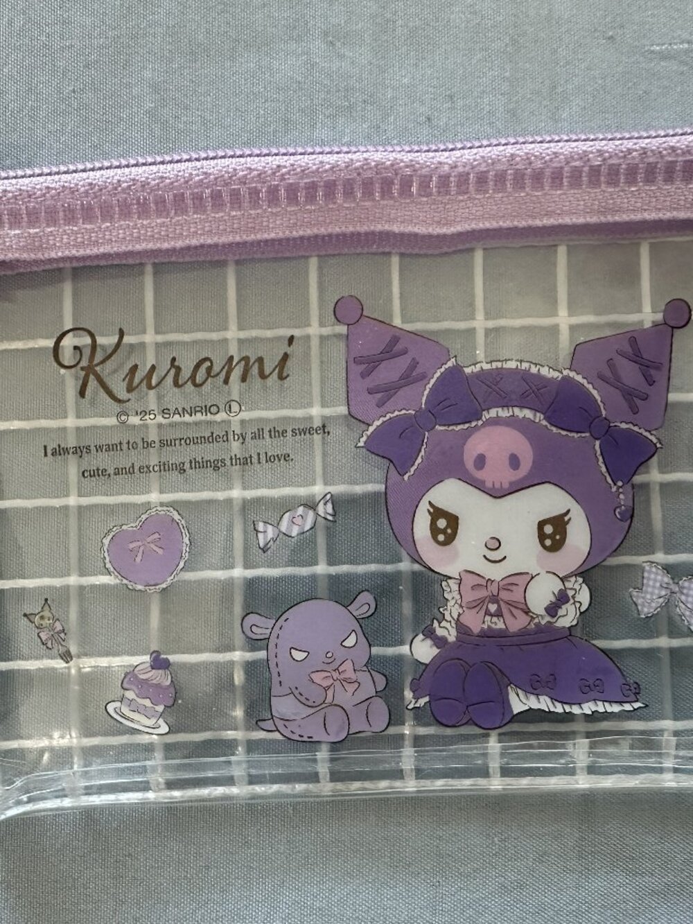 Sanrio Kuromi A7 PVC Case Pouch